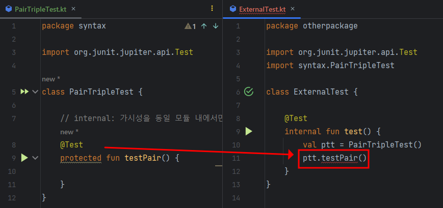 Protected example code